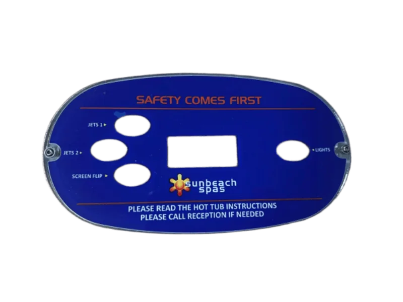 Sunbeach Spas SpaSafe TP600 Control Panel Cover